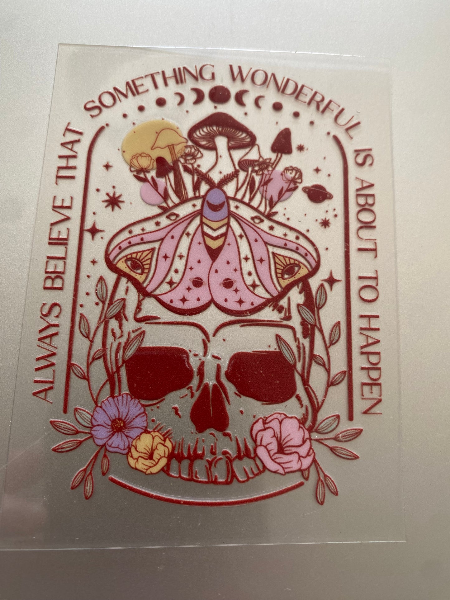 UV DTF decal - 3” wide - RTS from 25th