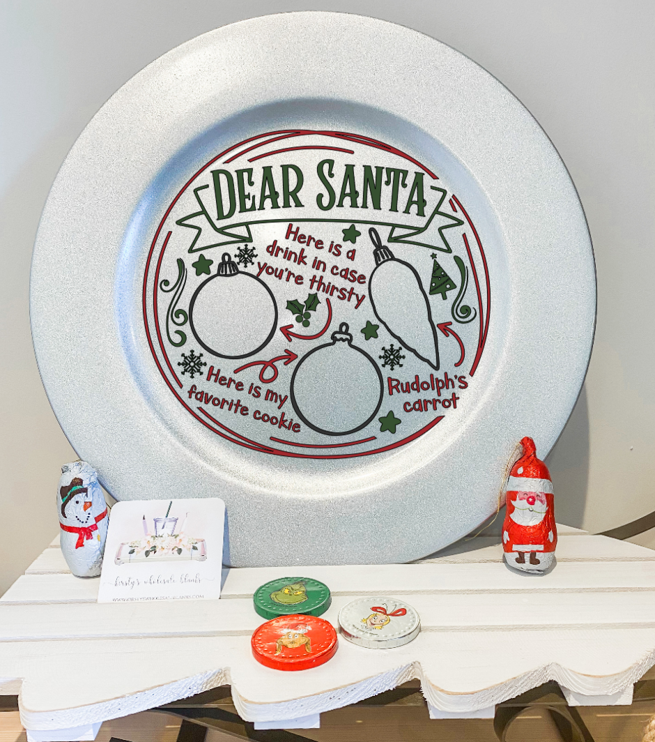 Santa Tray UV DTF Decal