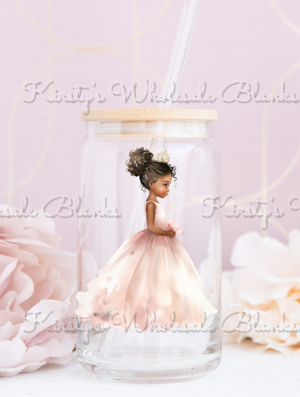 Princess UV DTF decal - 3" wide