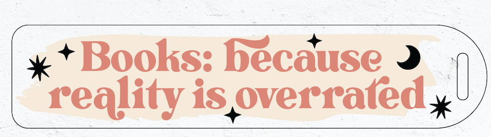 UV DTF bookmark decal - ready to send from 21st onwards