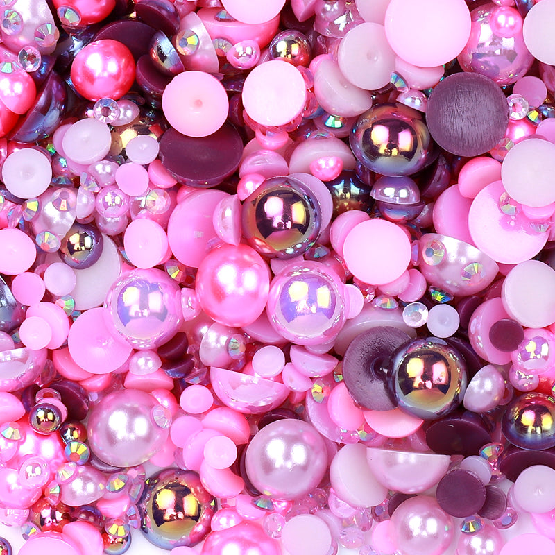 Pearl mix - 30g bag - Fuchsia