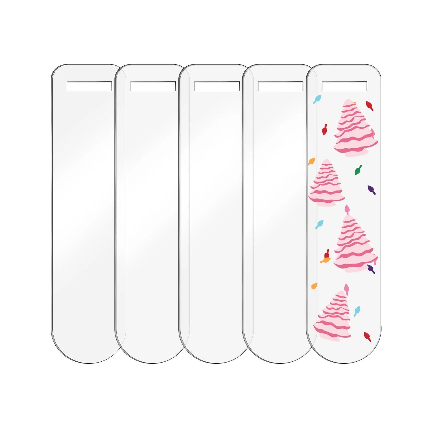 Teckwrap clear book marks - 5 pack