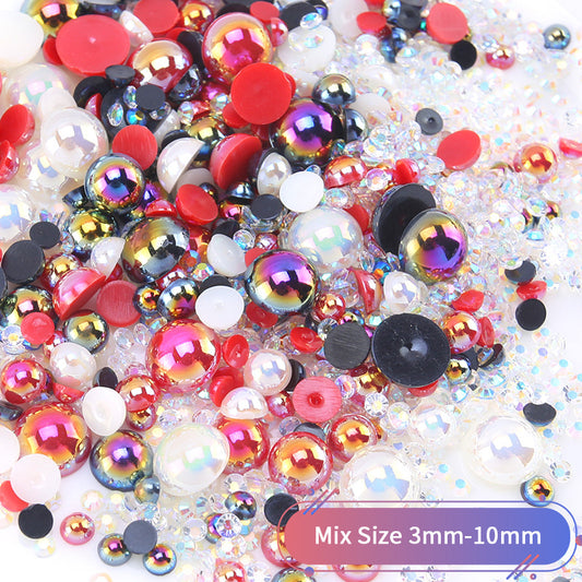 Pearl & Rhinestone mix - 30g bag - Ace Card