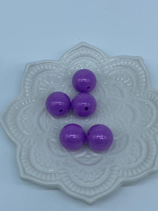 Pack of 5 silicone 15mm beads