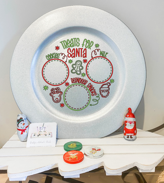 RTS - Santa Tray UV  DTF Decal