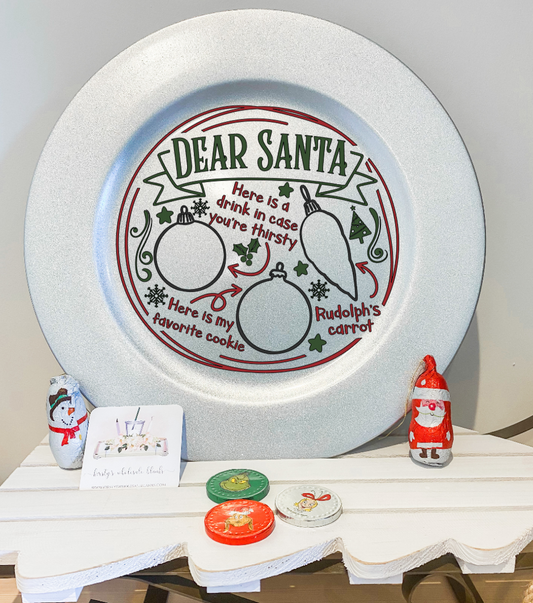 RTS - Santa Tray UV  DTF Decal