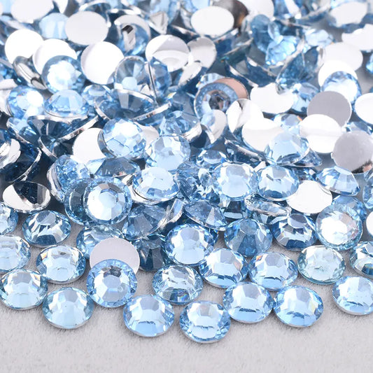 RTS - Silver bottom rhinestones- 30g bag