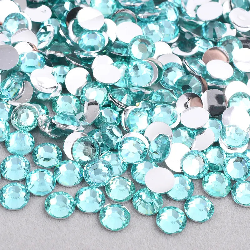 RTS - Silver bottom rhinestones- 30g bag