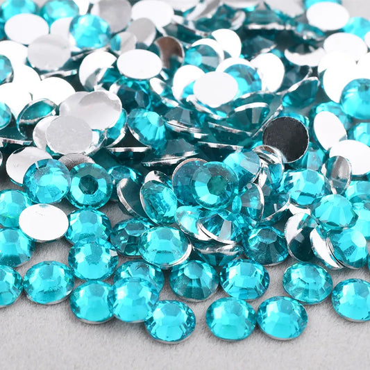 RTS - Silver bottom rhinestones- 30g bag