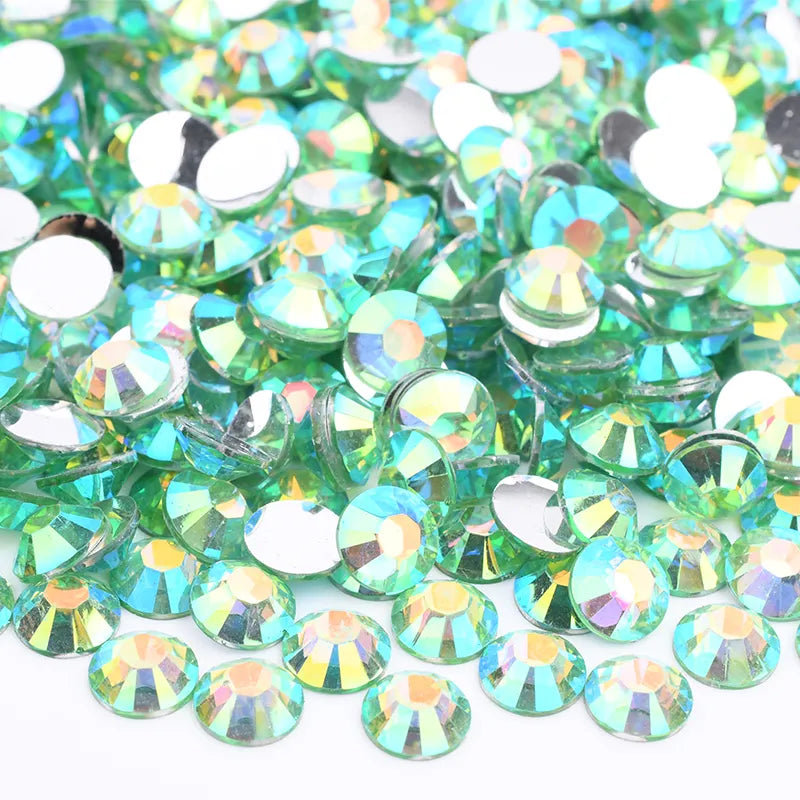 Silver bottom rhinestones- 30g bag