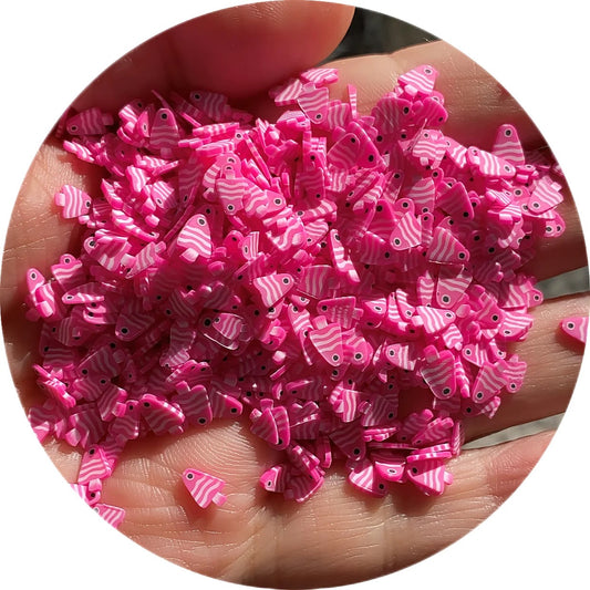 RTS clay slices 30G bag- Pink Fish