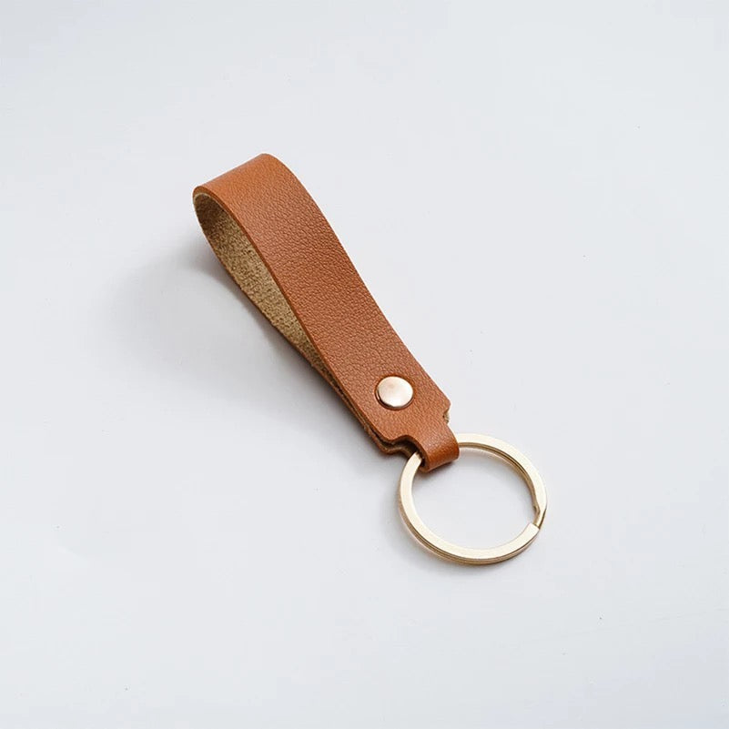 RTS - PU leather keyrings tags